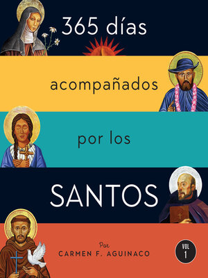 cover image of 365 días acompañados por los santos